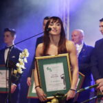 03.02.2017. Kielce. Gala 65. Plebiscytu Świętokrzyskie Gwiazdy Sportu 2016. 5 miejsce: Sandra Drabik – boks Gym Kickboxing Kielce. / Jarosław Kubalski / Radio Kielce