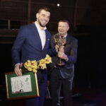 03.02.2017. Kielce. Gala 65. Plebiscytu Świętokrzyskie Gwiazdy Sportu 2016. 3 miejsce: Michał Jurecki – piłka ręczna Vive Tauron Kielce. / Jarosław Kubalski / Radio Kielce