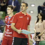 04.02.2017 Kielce. Siatkówka. Plus Liga. Mecz Effector Kielce - GKS Katowice. Trener Sinan Tanik, / Jarosław Kubalski / Radio Kielce