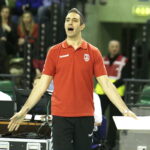 04.02.2017 Kielce. Siatkówka. Plus Liga. Mecz Effector Kielce - GKS Katowice. Trener Sinan Tanik, / Jarosław Kubalski / Radio Kielce