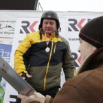 04.02.2017 Krajno. Zawody narciarskie o Puchar Radia Kielce. Zjazd VIP-ów i rozdanie nagród. / Jarosław Kubalski / Radio Kielce