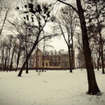 07.02.2017 Łopuszno. Pałac Dobieckich gdzie mieści się Zespół Szkół Ponadgimnazjalnych nr 5. / Jarosław Kubalski / Radio Kielce