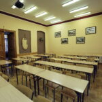 07.02.2017 Łopuszno. Pałac Dobieckich gdzie mieści się Zespół Szkół Ponadgimnazjalnych nr 5. / Jarosław Kubalski / Radio Kielce