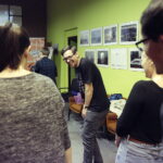 10.02.2017 Kielce. Wolontariusze z Regionalnego Centrum Wolontariatu tańczą przeciwko przemocy wobec kobiet. / Jarosław Kubalski / Radio Kielce