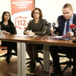 09.02.2017 Kielce. Konferencja prasowa wojewody Agaty Wojtyszek dotycząca obchodów Europejskiego Dnia Numeru Alarmowego 112. / Jarosław Kubalski / Radio Kielce