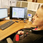 09.02.2017 Kielce. Konferencja prasowa wojewody Agaty Wojtyszek dotycząca obchodów Europejskiego Dnia Numeru Alarmowego 112. Centrum Powiadamiania Ratunkowego . / Jarosław Kubalski / Radio Kielce