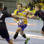 14.02.2017 Kielce. Mecz PGNiG Superligi Vive Tauron Kielce - Pogoń Szczecin. Mateusz Jachlewski. / Jarosław Kubalski / Radio Kielce