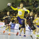 14.02.2017 Kielce. Mecz PGNiG Superligi Vive Tauron Kielce - Pogoń Szczecin. Manuel Strlek. / Jarosław Kubalski / Radio Kielce