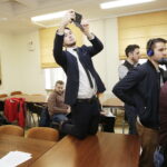 17.02.2017 Kielce. Minister Nauki i Szkolnictwa Wyższego Jarosław Gowin podpisał umowę z UJK na dofinansowanie budowy Centrum Komunikacji Medialnej. / Jarosław Kubalski / Radio Kielce