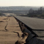 27.02.2017 Odcinek S7 na wysokości Chęcin w budowie. / Jarosław Kubalski / Radio Kielce