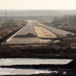 27.02.2017 Odcinek S7 na wysokości Chęcin w budowie. / Jarosław Kubalski / Radio Kielce