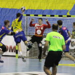 18.02.2017 Celje. Mecz Ligii Mistrzów Celje Pivovarna Lasko - Vive Tauron Kielce. I połowa meczu. / Krzysztof Bujnowicz / Radio Kielce