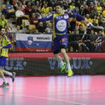 18.02.2017 Celje. Mecz Ligii Mistrzów Celje Pivovarna Lasko - Vive Tauron Kielce. I połowa meczu. / Krzysztof Bujnowicz / Radio Kielce