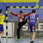 18.02.2017 Celje. Mecz Ligii Mistrzów Celje Pivovarna Lasko - Vive Tauron Kielce. I połowa meczu. / Krzysztof Bujnowicz / Radio Kielce