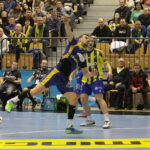 18.02.2017 Celje. Mecz Ligii Mistrzów Celje Pivovarna Lasko - Vive Tauron Kielce. I połowa meczu. / Krzysztof Bujnowicz / Radio Kielce