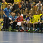 18.02.2017 Celje. Mecz Ligii Mistrzów Celje Pivovarna Lasko - Vive Tauron Kielce. I połowa meczu. / Krzysztof Bujnowicz / Radio Kielce