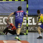 18.02.2017 Celje. Mecz Ligii Mistrzów Celje Pivovarna Lasko - Vive Tauron Kielce. I połowa meczu. / Krzysztof Bujnowicz / Radio Kielce