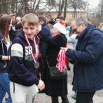 Bieg Pamięci Żołnierzy Wyklętych „Tropem Wilczym” w Chrobrzu w powiecie pińczowskim / Kamil Włosowicz / Radio Kielce