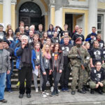 Bieg Pamięci Żołnierzy Wyklętych „Tropem Wilczym” w Chrobrzu w powiecie pińczowskim / Kamil Włosowicz / Radio Kielce