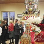 05.02.2017 Szaniec. Krakowskie szopki ze zbiorów Muzeum Historycznego Miasta Krakowa  w Wiejskim Domu Kultury. / Kamil Włosowicz / Radio Kielce