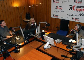 Stefan Radziszewski, ksiądz, profesor, kulturoznawca; Lidia Świeboda-Toborek, psycholog, doktor / Robert Felczak / Radio Kielce