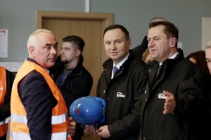 Andrzej Duda odwiedził elektrownię Połaniec (30 marca 2017 r) / Jarosław Kubalski / Radio Kielce