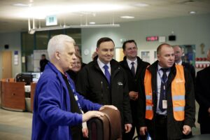 Andrzej Duda odwiedził elektrownię Połaniec (30 marca 2017 r) / Jarosław Kubalski / Radio Kielce