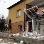 04.03.2017 Zagorzyce. Wybuch gazu / PSP Kielce