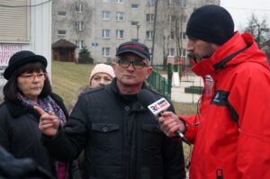 Program Radia Kielce i TVP3 Kielce „Interwencja”: mieszkańcy kieleckiego osiedla Na Stoku domagają się przebudowy ulicy Orląt Lwowskich i jej skrzyżowania z ulicą Piłsudskiego / Grzegorz Jamka / Radio Kielce