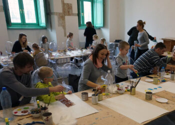 Warsztaty familijne w Muzeum Narodowym w Kielcach / Karol Żak / Radio Kielce