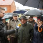 Interwencja. Mieszkańcy Piasku Wielkiego w gminie Nowy Korczyn protestują przeciwko budowie biogazowni / Krzysztof Bujnowicz / Radio Kielce