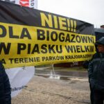 Interwencja. Mieszkańcy Piasku Wielkiego w gminie Nowy Korczyn protestują przeciwko budowie biogazowni / Krzysztof Bujnowicz / Radio Kielce
