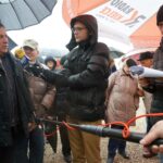 Interwencja. Mieszkańcy Piasku Wielkiego w gminie Nowy Korczyn protestują przeciwko budowie biogazowni / Krzysztof Bujnowicz / Radio Kielce