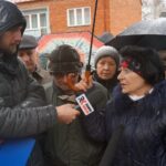 Interwencja. Mieszkańcy Piasku Wielkiego w gminie Nowy Korczyn protestują przeciwko budowie biogazowni / Krzysztof Bujnowicz / Radio Kielce