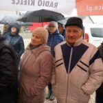 Interwencja. Mieszkańcy Piasku Wielkiego w gminie Nowy Korczyn protestują przeciwko budowie biogazowni / Krzysztof Bujnowicz / Radio Kielce