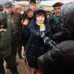 Interwencja. Mieszkańcy Piasku Wielkiego w gminie Nowy Korczyn protestują przeciwko budowie biogazowni / Krzysztof Bujnowicz / Radio Kielce