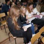 31.03.2017 Kielce. "Spotkanie z Mistrzem" w I LO im. Stefana Żeromskiego / Magdalena Nowak / Radio Kielce