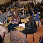 31.03.2017 Kielce. "Spotkanie z Mistrzem" w I LO im. Stefana Żeromskiego / Magdalena Nowak / Radio Kielce