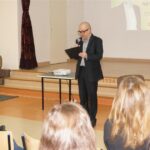 31.03.2017 Kielce. "Spotkanie z Mistrzem" w I LO im. Stefana Żeromskiego / Magdalena Nowak / Radio Kielce