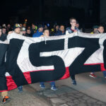 strowiec Świętokrzyski upamiętnił Żołnierzy Wyklętych marszem „Tropem Wilczym 1963” / Kalina Łabuz / Radio Kielce