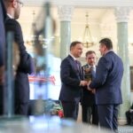 21.03.2017 Warszawa. Prezydent wręczył 22 firmom tytuł "Pracodawca Przyjazny Pracownikom" / Krzysztof Sitkowski / Kancelaria Prezydenta RP