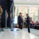 21.03.2017 Warszawa. Prezydent wręczył 22 firmom tytuł "Pracodawca Przyjazny Pracownikom" / Krzysztof Sitkowski / Kancelaria Prezydenta RP