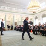 21.03.2017 Warszawa. Prezydent wręczył 22 firmom tytuł "Pracodawca Przyjazny Pracownikom" / Krzysztof Sitkowski / Kancelaria Prezydenta RP