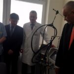 16.03.2017 Kielce. W Świętokrzyskim Centrum Pediatrii uruchomiono salę, w której wykonywane będą zabiegi usuwania zmian naczyniowych na skórze, przy użyciu laserów / Iwona Murawska / Radio Kielce