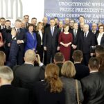 Warszawa. Prezydent RP Andrzej Duda wpisał nowe obiekty na listę Zabytków Historii. Są wśród nich Święty Krzyż oraz zespół opactwa cystersów w Wąchocku (15.03.2017 r.) / Jarosław Kubalski / Radio Kielce