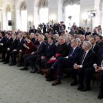 Warszawa. Prezydent RP Andrzej Duda wpisał nowe obiekty na listę Zabytków Historii. Są wśród nich Święty Krzyż oraz zespół opactwa cystersów w Wąchocku (15.03.2017 r.) / Jarosław Kubalski / Radio Kielce