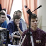 01.03.2017 Kielce. Międzynarodowe Warsztaty Fizyki Cząstek Elementarnych w Liceum Ogólnokształcącym nr VI im. Juliusza Słowackiego. / Jarosław Kubalski / Radio Kielce