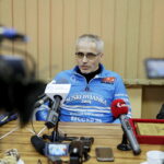 03.03.2017 Kielce. Rekordzista Guinessa Walerian Romanowski u marszałka. / Jarosław Kubalski / Radio Kielce