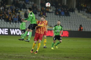 03.03.2017 Kielce. Mecz ekstraklasy Korona Kielce - Górnik Łęczna. / Jarosław Kubalski / Radio Kielce