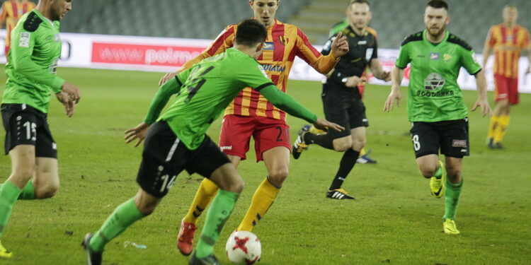 03.03.2017 Kielce. Mecz ekstraklasy Korona Kielce - Górnik Łęczna. / Jarosław Kubalski / Radio Kielce